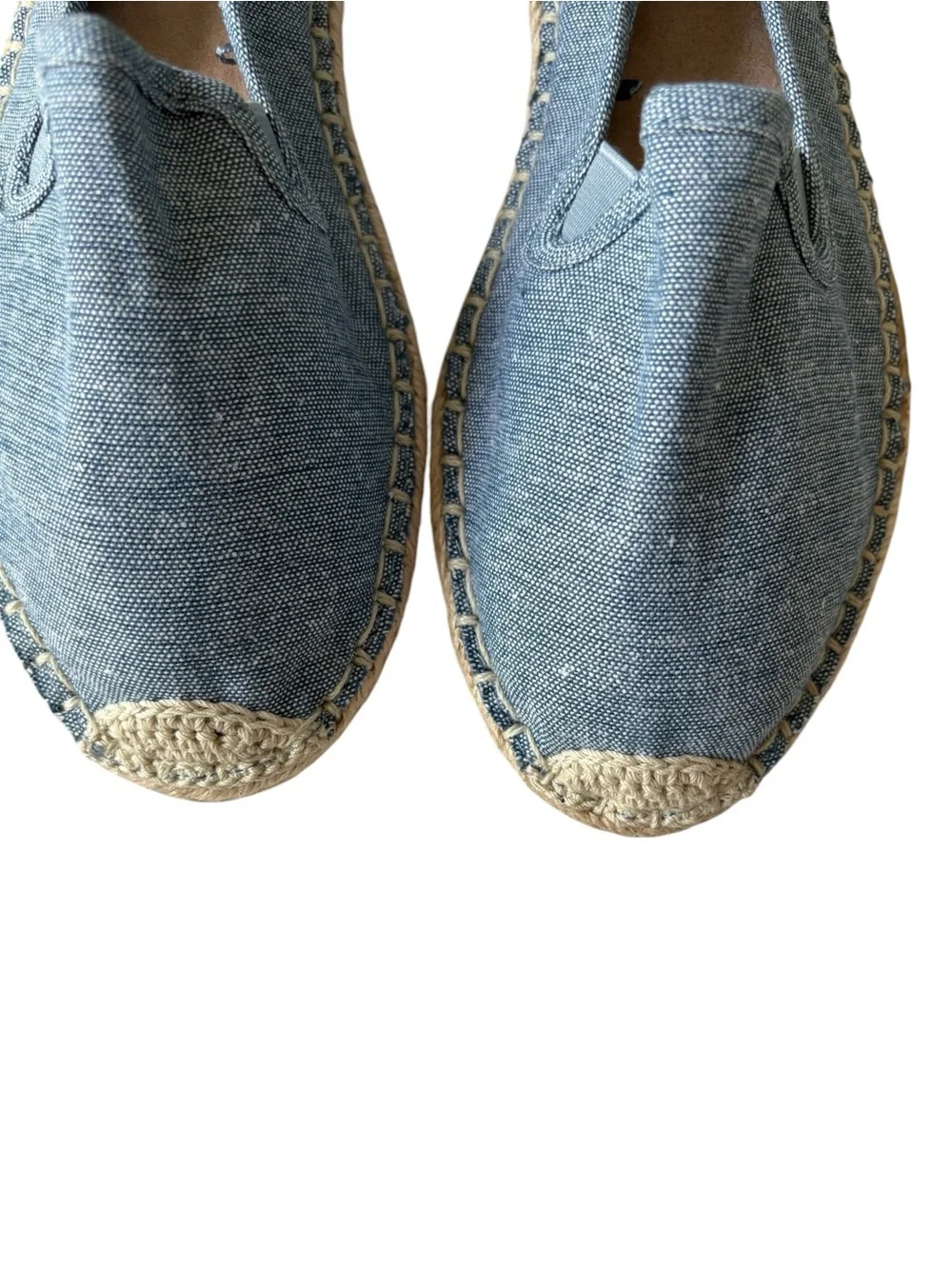 Old Navy Light Blue Canvas Slip-On Espadrilles